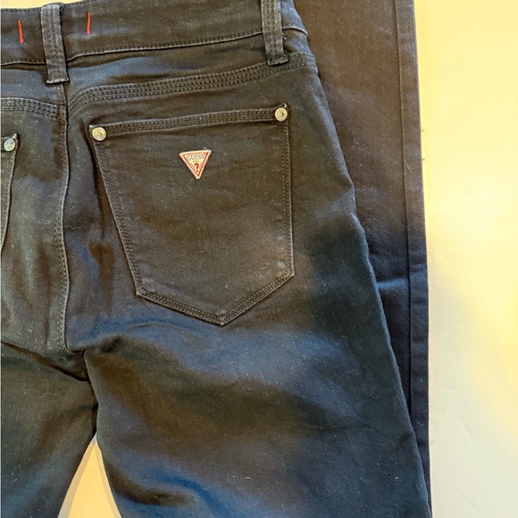 GUESS WOMENS BLACK  JEANS SIENNA CURVY FIT MEDIUM RISE CURVY SKINNY SIZE 27 - Picture 4 of 11